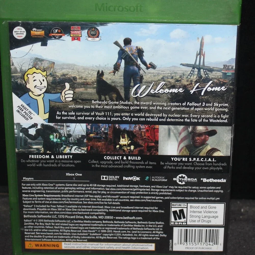 XBOX ONE - FALLOUT 4 GAME
